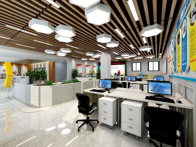 279平方家園社區(qū)網(wǎng)格服務(wù)中心室內(nèi)裝修設(shè)計方案